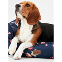 Joules Floral Dog Print Square Pet Bed