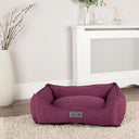 Scruffs Manhattan Box Dog Bed - Berry