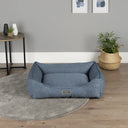 Scruffs Manhattan Box Dog Bed - Denim Blue