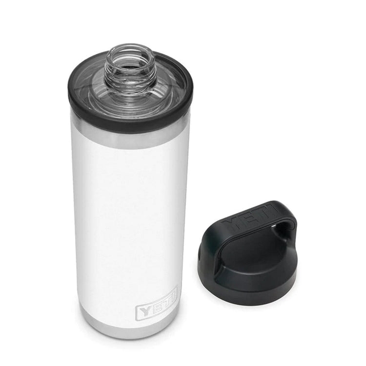 Yeti Rambler 18oz Insulated Bottle with Chug Cap - White