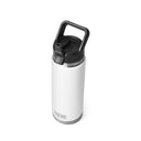 Yeti Rambler 26oz Insulated Bottle with Straw Cap - White