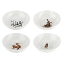 Royal Worcester Wrendale Bowls Assorted Set of 4