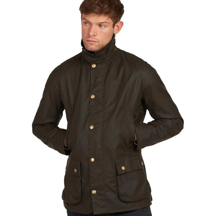 Barbour Ashby Wax Jacket - Olive