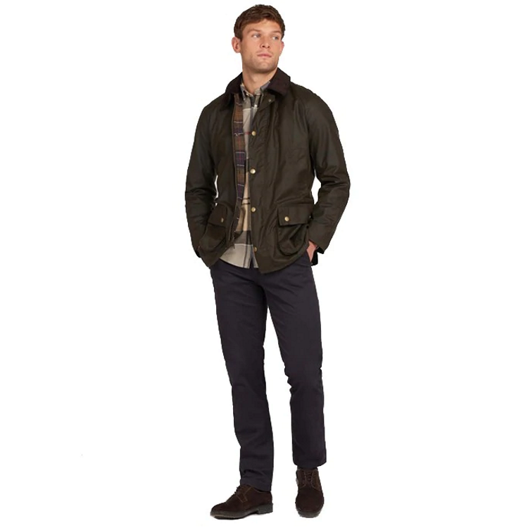 Barbour Ashby Wax Jacket - Olive