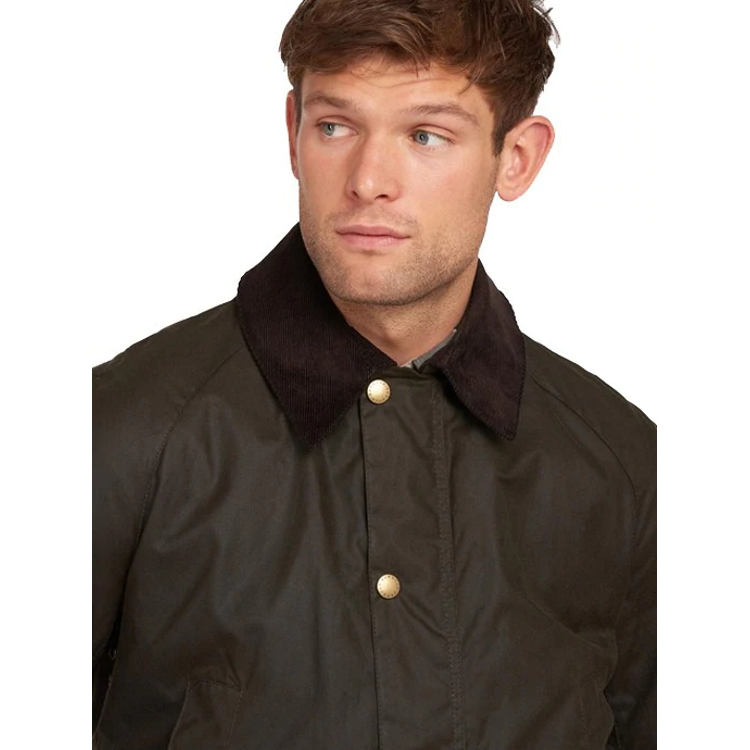 Barbour Ashby Wax Jacket - Olive