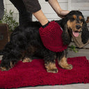 Scruffs Noodle Dog Drying Mitt - Burgundy