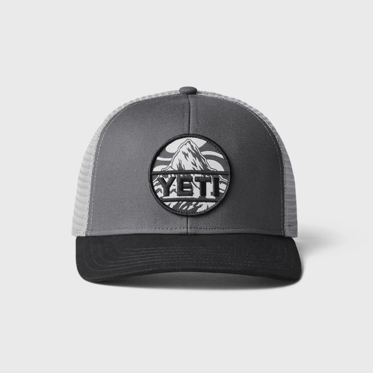 Yeti Mountain Badge Trucker Cap - Black