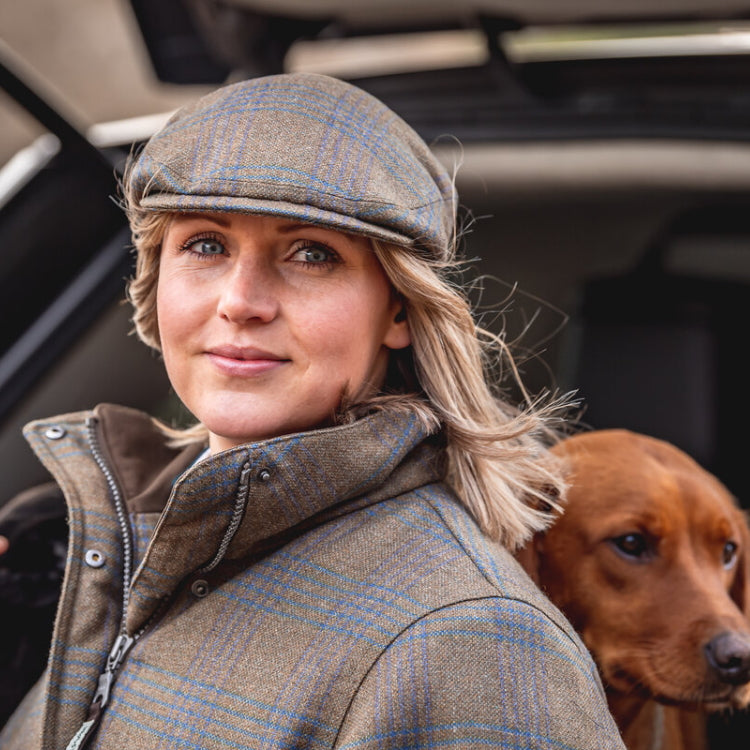 Schoffel Ladies Ptarmigan Tweed Coat - Iona Tweed