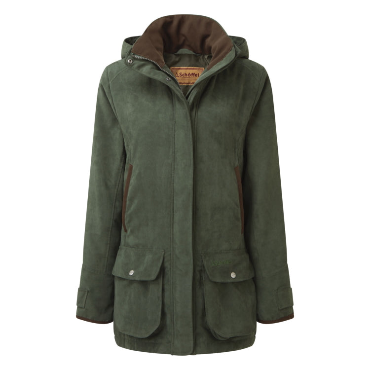 Schoffel Ladies Teal Shooting Coat - Cedar