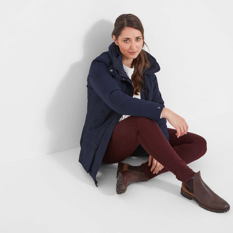 Schoffel Ladies Uppingham 3 in 1 Coat - True Navy