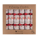 Wrendale Designs Luxury Christmas Crackers - Christmas Robin Design Set of 6