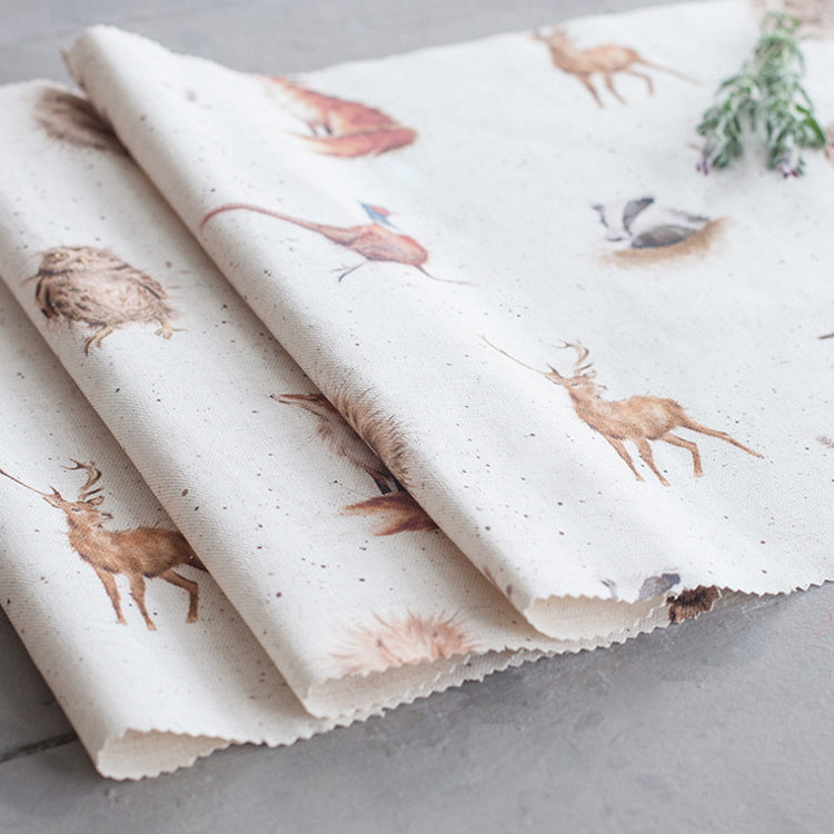 Wrendale Designs Woodlanders Fabric | John Norris