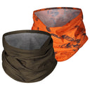 Seeland Neck Gaiters 2 Pack - Pine Green/InVis Orange Blaze