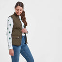 Schoffel Ladies Quilted Gilet - Olive