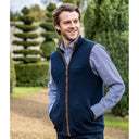 Schoffel Reversible Merino/Cashmere Gilet - Navy