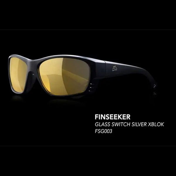 Fortis Finseeker Glass Switch Sunglasses - Amber Silver XBlok