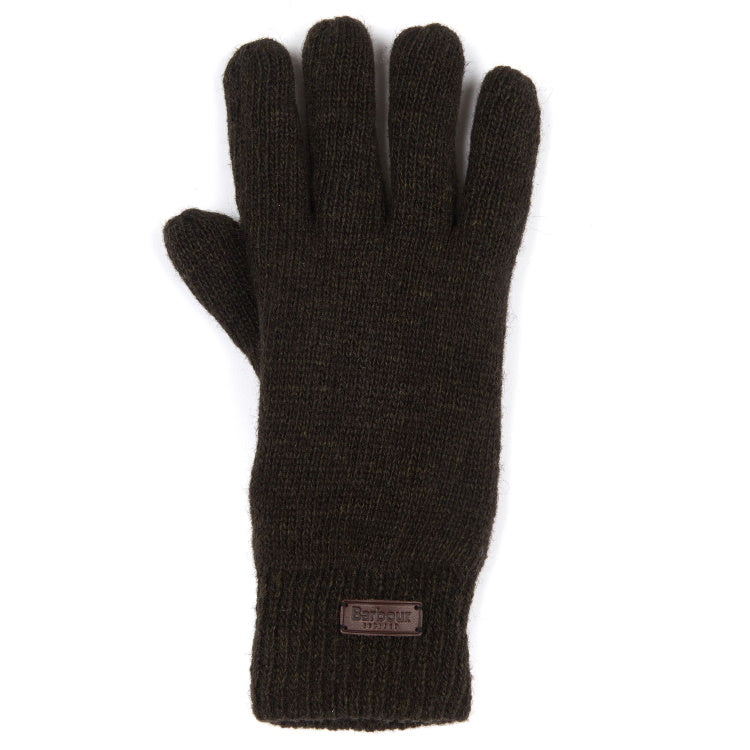 Barbour Carlton Micro Fleece Gloves - Dark Green