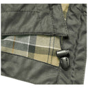 Barbour Wax Cotton Hood - Sage Lining Ancient Tartan