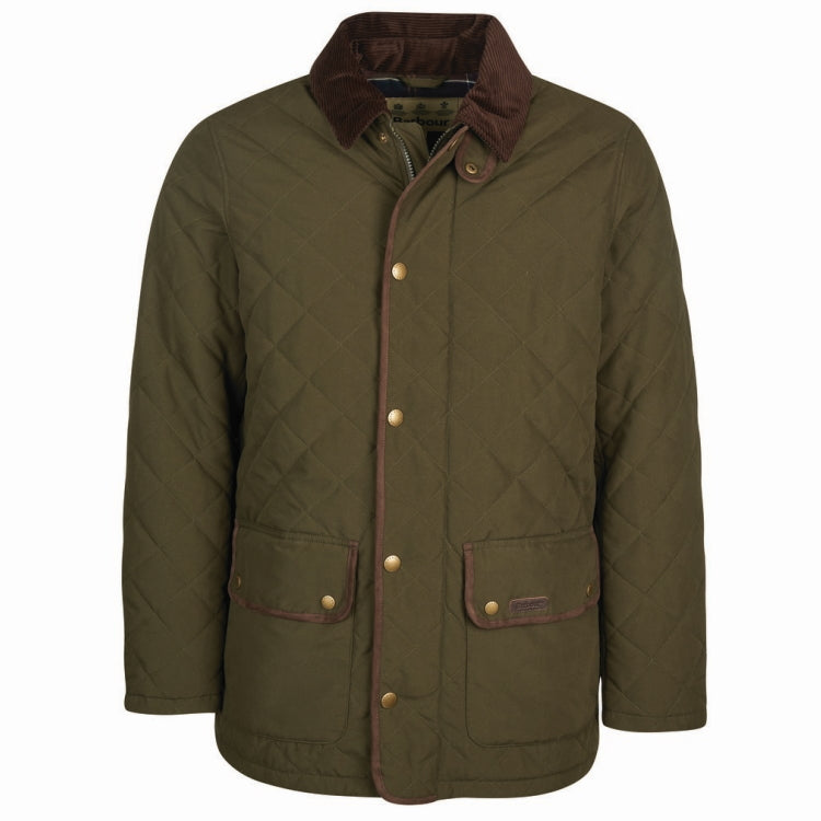 Barbour Burton Quilt Jacket - Dark Olive