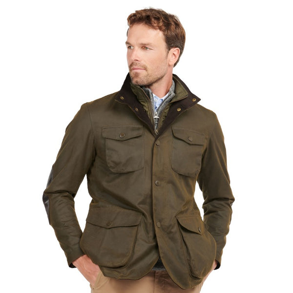 Barbour Ogston Wax Jacket - Olive