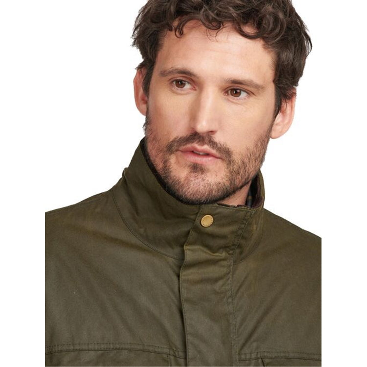 Barbour Watson Wax Jacket - Archive Olive - John Norris