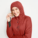 Orvis Ladies Pro Insulated Hooded Jacket - Rhubarb