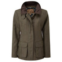 Schoffel Ladies Lilymere Jacket - Loden Green Herringbone Tweed