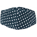 John Norris Country Face Mask - Navy Polka