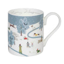 Sophie Allport Christmas Dogs Scene Mug