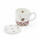 Wrendale Designs Fine Bone China Mug and Ceramic Coaster Set - Flight of the Bumblebee