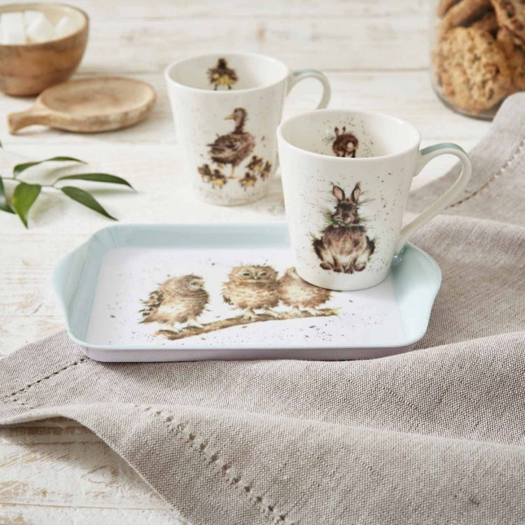 Wrendale Designs Fine Bone China Mug and Tray Set - Country Collection