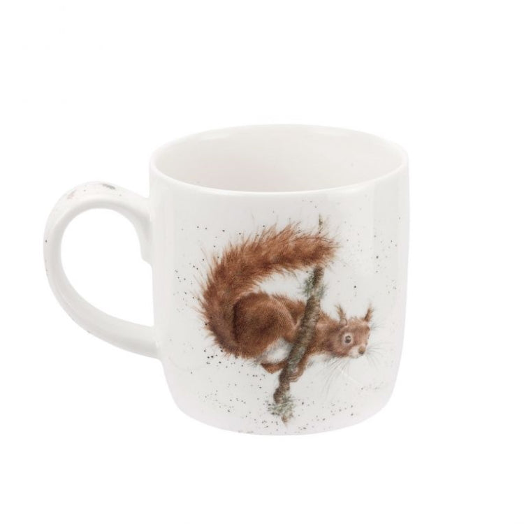 Royal Worcester Wrendale Fine Bone China Mug - Between Friends (Squirrels)