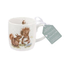 Royal Worcester Wrendale Fine Bone China Mug - Between Friends (Squirrels)