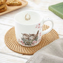 Royal Worcester Wrendale Fine Bone China Mug - Feather Your Nest (Bird)