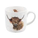 Royal Worcester Wrendale Fine Bone China Mug - Highland Cow