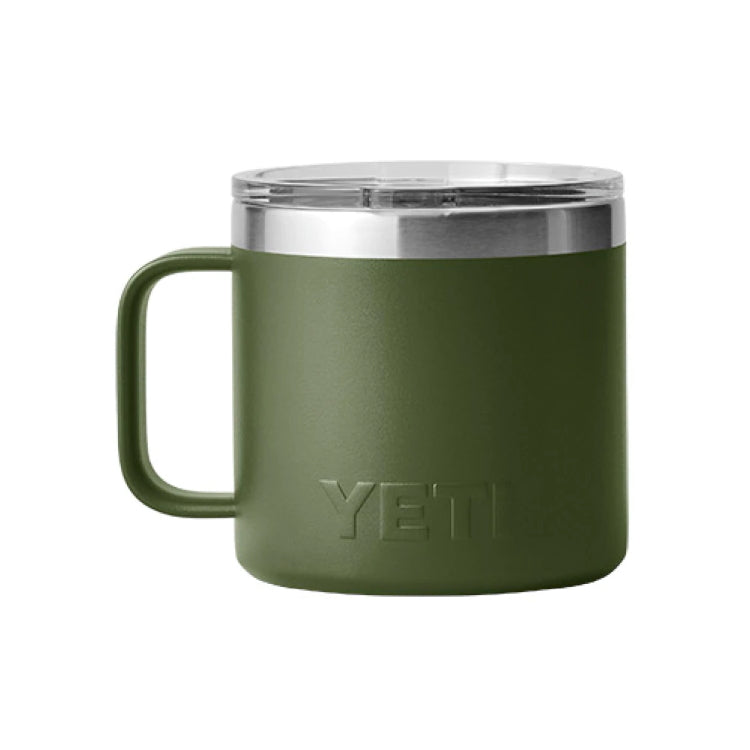 Yeti Rambler 14oz Insulated Mug - Highlands Olive | John Norris