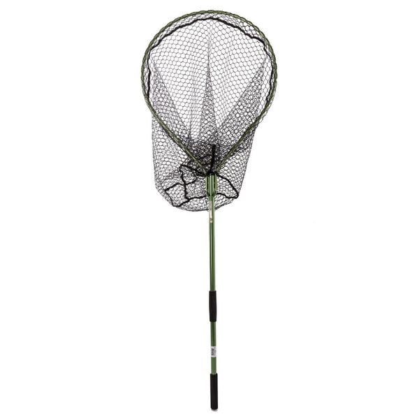 Snowbee Folding Salmon/Pike Landing Net with Rubber Mesh