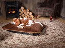 Scruffs Bolster Orthopaedic Pillow Bed - Plush Brown