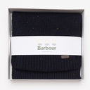 Barbour Carlton Fleck Beanie and Scarf Gift Set