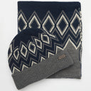 Barbour Elwick Fair Isle Beanie and Scarf Gift Set