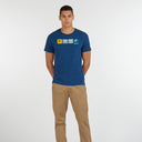 Barbour Fish Fly Tee Shirt - Estate Blue