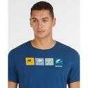 Barbour Fish Fly Tee Shirt - Estate Blue