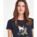 Barbour Ladies Rowen Tee Shirt - Navy