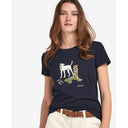 Barbour Ladies Rowen Tee Shirt - Navy