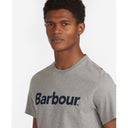 Barbour Logo Tee Shirt - Grey Marl