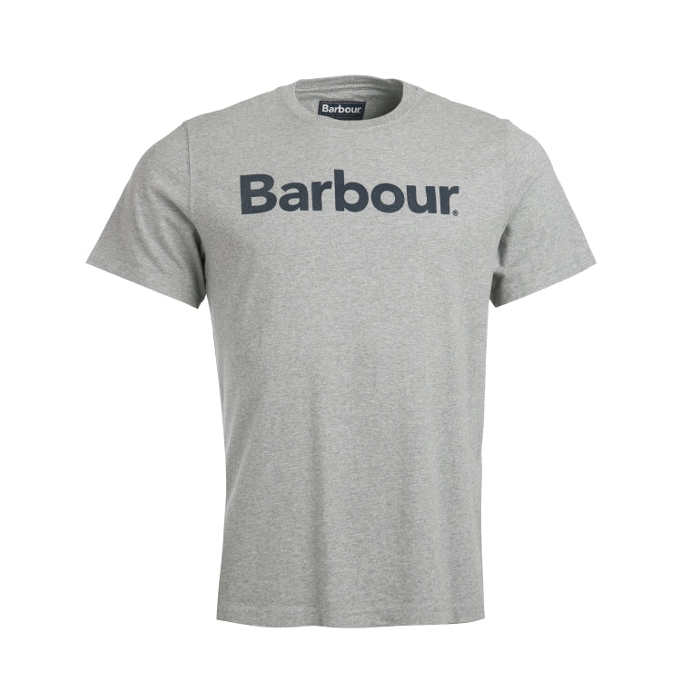 Barbour Logo Tee Shirt - Grey Marl