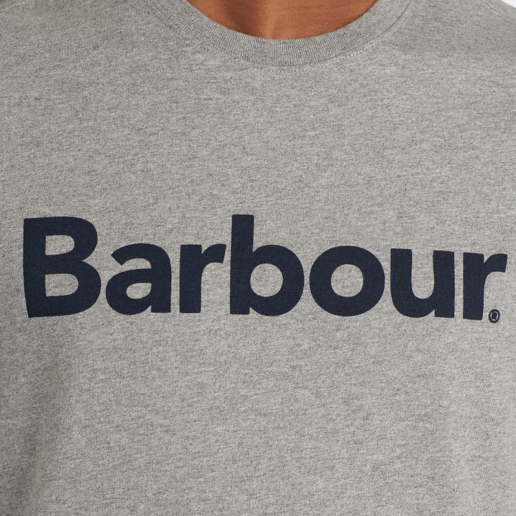 Barbour Logo Tee Shirt - Grey Marl