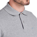 Barbour Tartan Pique Polo Shirt - Grey Marl