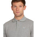 Barbour Tartan Pique Polo Shirt - Grey Marl