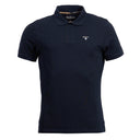 Barbour Tartan Pique Polo Shirt - New Navy